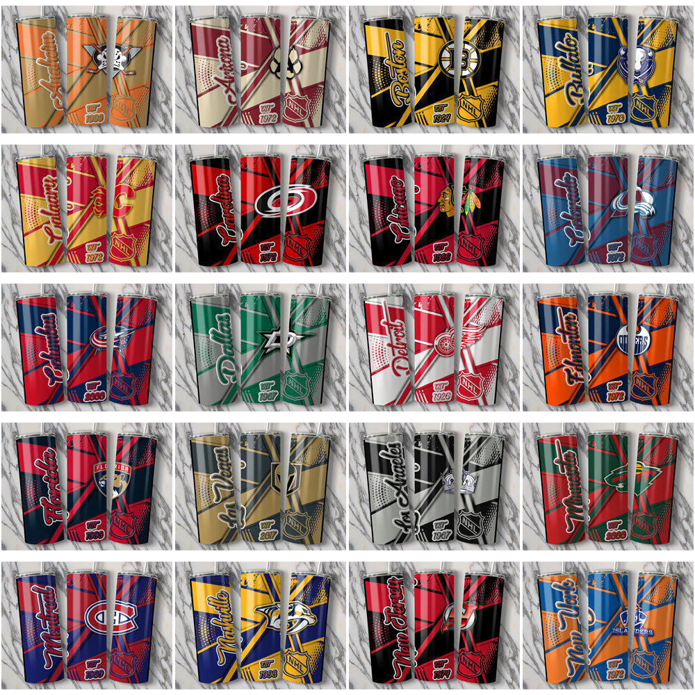 32 Ice Hockey Teams Team Sport Tumbler Wrap Bundle JPG