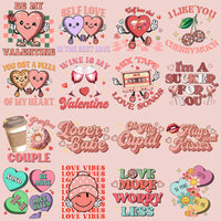 Load image into Gallery viewer, 19 Retro Valentine Designs Bundle Png
