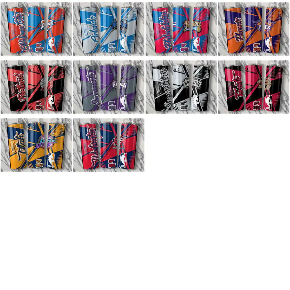 30 Basketball Teams Team Sport Tumbler Wrap Bundle JPG
