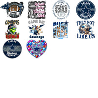 Load image into Gallery viewer, 48 Dallas Cowboys V3 Football Designs Bundle PNG
