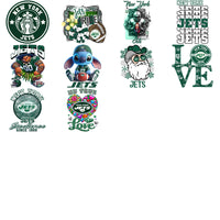 Load image into Gallery viewer, 48 New York Jets V3 Football Designs Bundle PNG
