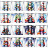 Load image into Gallery viewer, 119 Cartoon Gifts Christmas Tumbler Wrap Designs Bundle JPG
