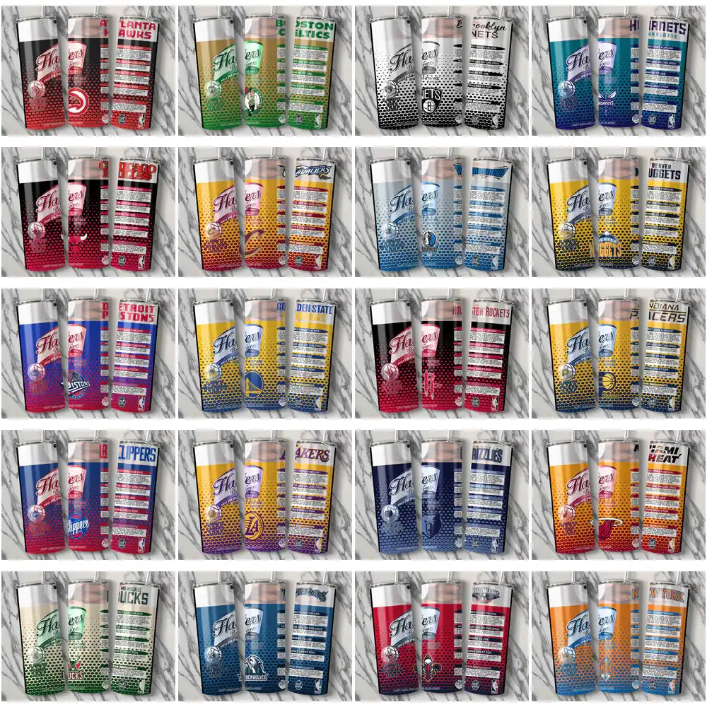 30 Basketball Teams Haters Be Gone Tumbler Wrap Bundle JPG
