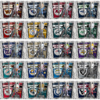 Load image into Gallery viewer, 32 Football Teams Sports v2 Tumbler Wrap Bundle JPG
