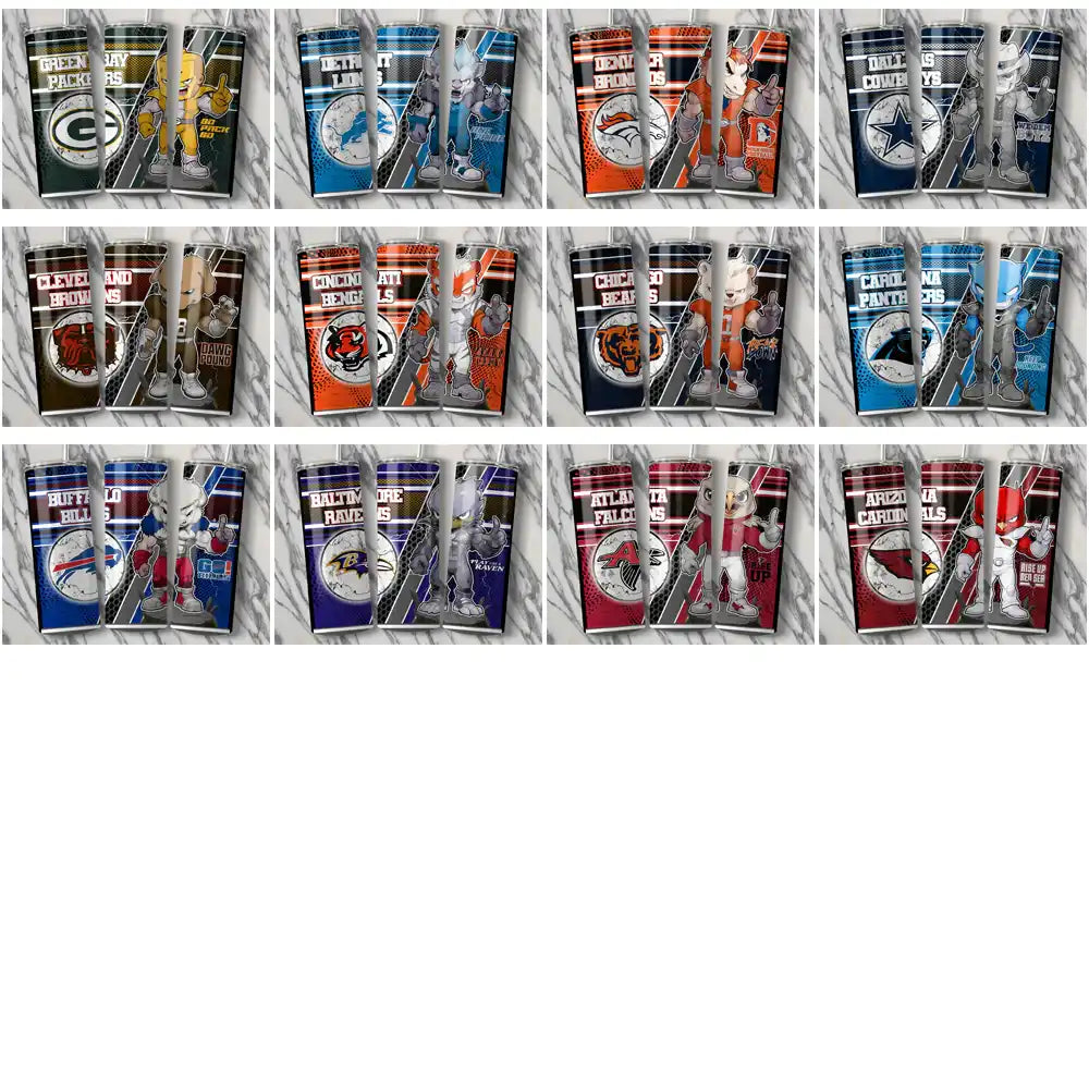 32 Football Teams Sports v2 Tumbler Wrap Bundle JPG