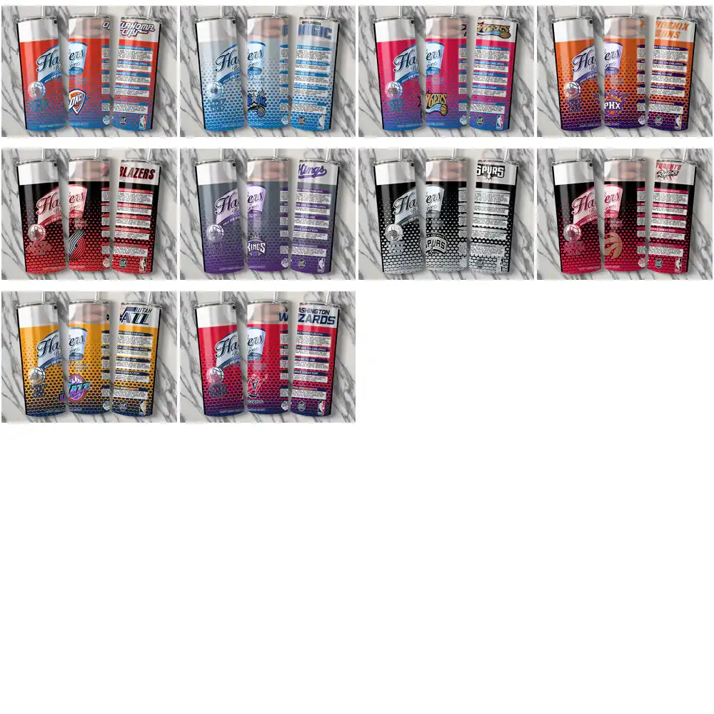 30 Basketball Teams Haters Be Gone Tumbler Wrap Bundle JPG