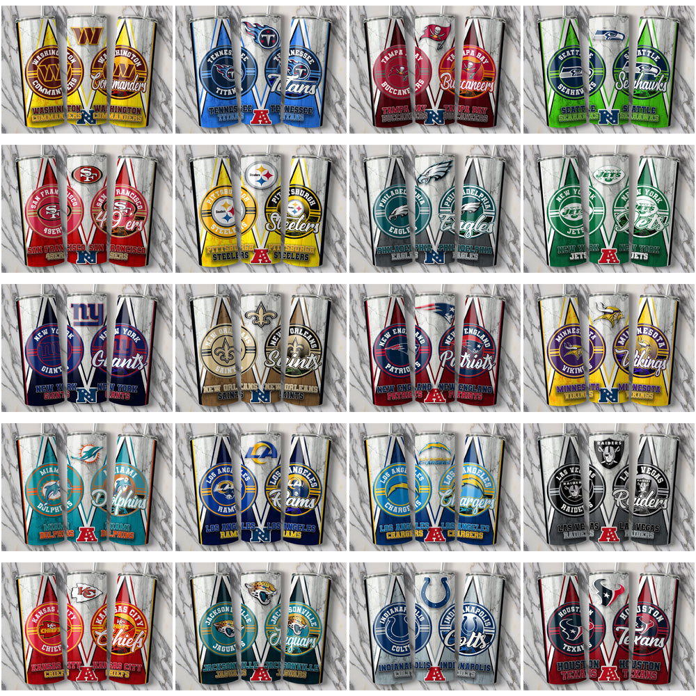 32 Football Teams Sports v1 Tumbler Wrap Bundle JPG
