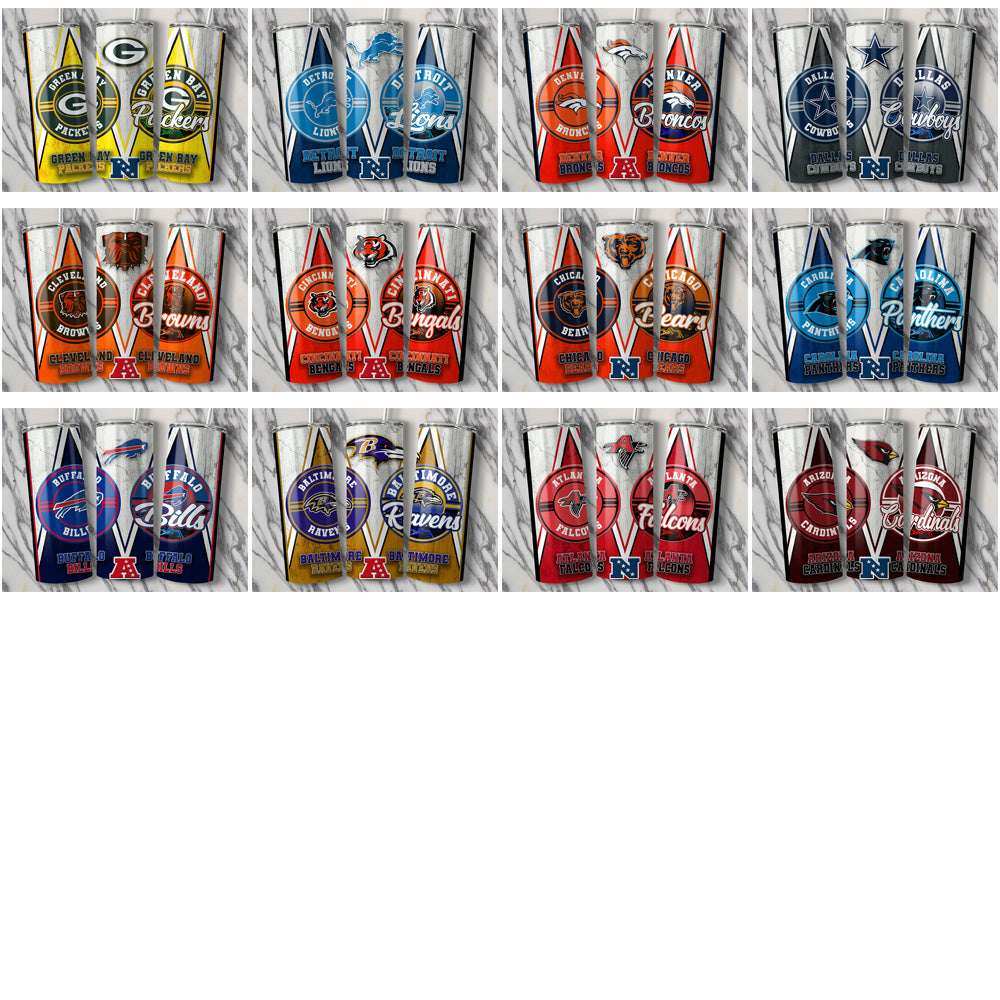 32 Football Teams Sports v1 Tumbler Wrap Bundle JPG