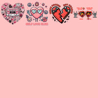 Load image into Gallery viewer, 19 Retro Valentine Designs Bundle Png
