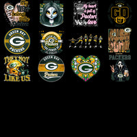 Load image into Gallery viewer, 48 Green Bay Packers V4 Football Designs Bundle PNG
