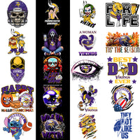 Load image into Gallery viewer, 48 Minnesota Vikings V1 Football Designs Bundle PNG
