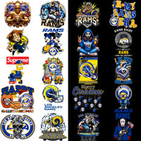 Load image into Gallery viewer, 47 Los Angeles Chargers V2 Football Designs Bundle PNG
