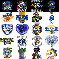 Load image into Gallery viewer, 47 Los Angeles Chargers V2 Football Designs Bundle PNG
