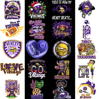 Load image into Gallery viewer, 48 Minnesota Vikings V1 Football Designs Bundle PNG
