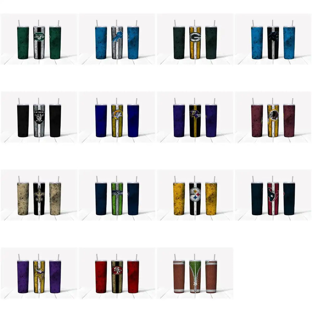 31 Football Sport Tumbler Wrap Designs Bundle JPG