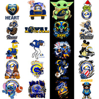 Load image into Gallery viewer, 47 Los Angeles Chargers V3 Football Designs Bundle PNG
