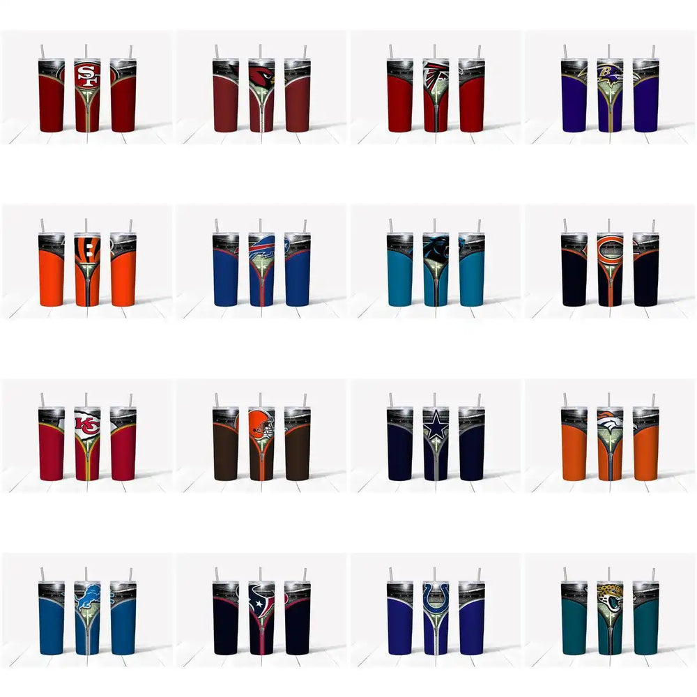32 Football Zippers Teams Tumbler Wrap Designs Bundle JPG