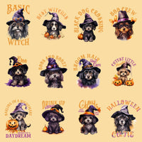 Load image into Gallery viewer, 39 Halloween Witch Dogs Quotes Designs Bundle PNG
