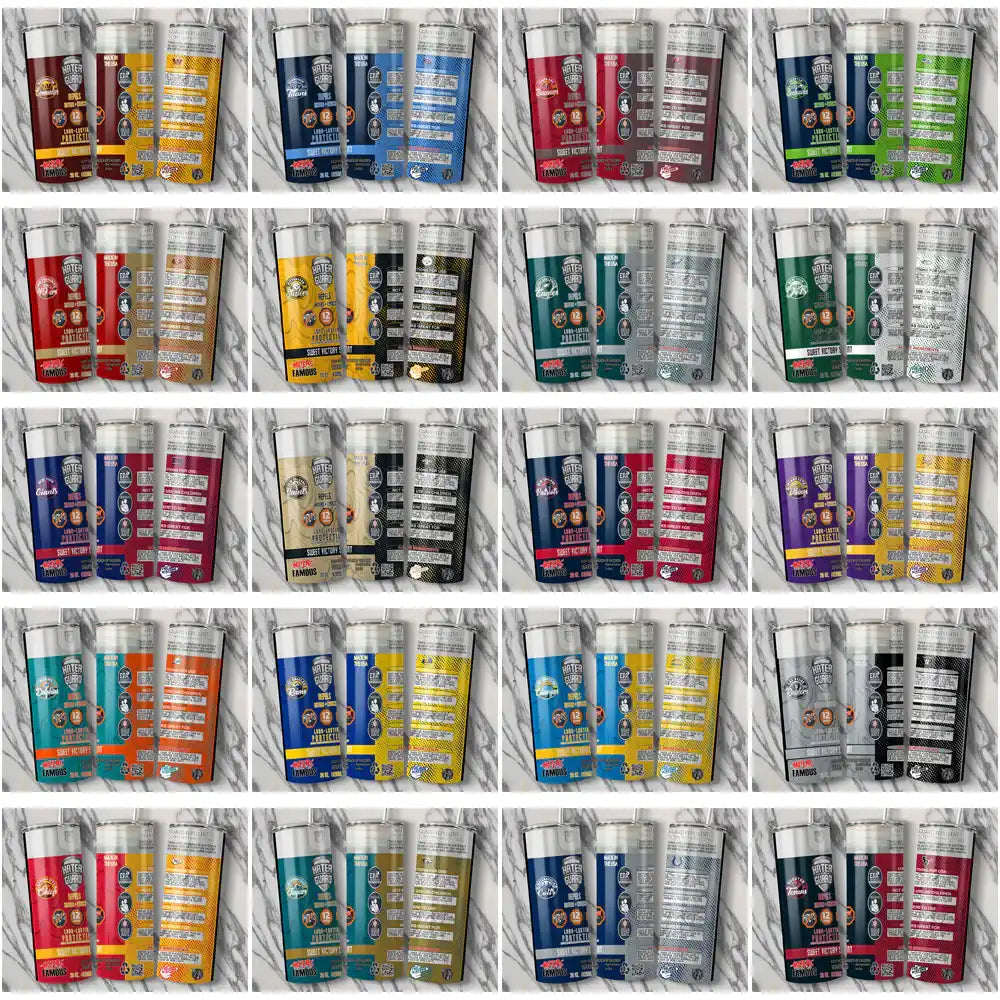 32 Football Teams Hater Guard Tumbler Wrap Bundle JPG