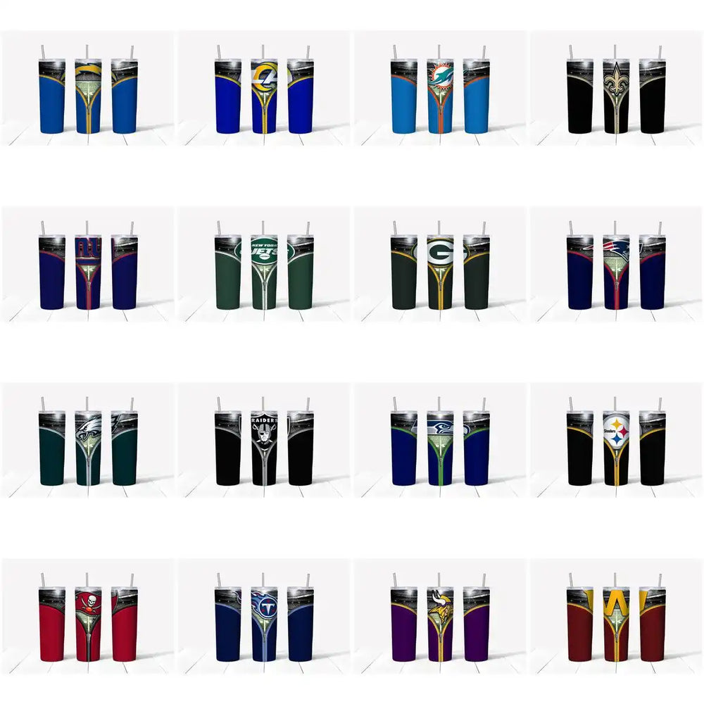 32 Football Zippers Teams Tumbler Wrap Designs Bundle JPG