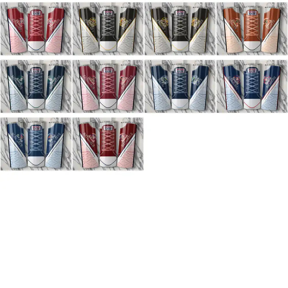 30 Baseball Teams Converse Tumbler Wrap Bundle JPG
