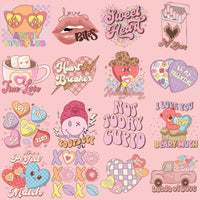 Load image into Gallery viewer, 19 Retro Valentine Designs Bundle Png
