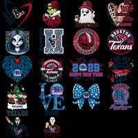 Load image into Gallery viewer, 54 Houston Texans V2 Football Designs Bundle PNG
