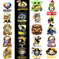 Load image into Gallery viewer, 48 Pittsburgh Steelers V3 Football Designs Bundle PNG
