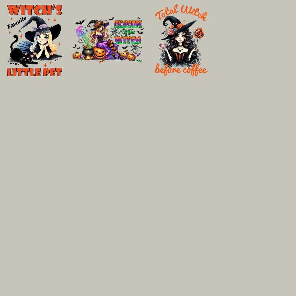 18 Halloween Witch Designs Bundle PNG