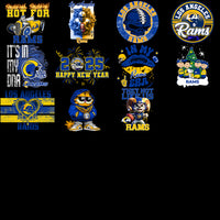 Load image into Gallery viewer, 47 Los Angeles Chargers V4 Football Designs Bundle PNG
