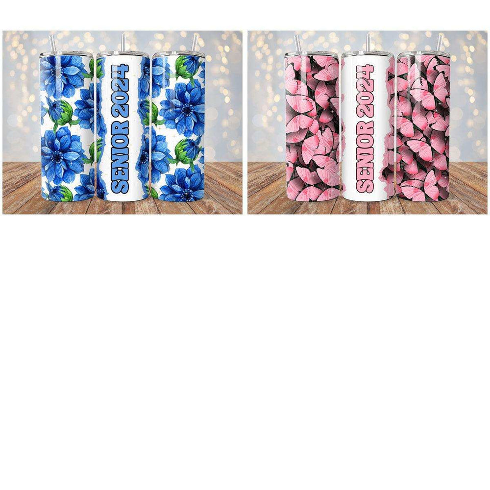 6 Senior 2024 Tumbler Wrap Designs Bundle JPG