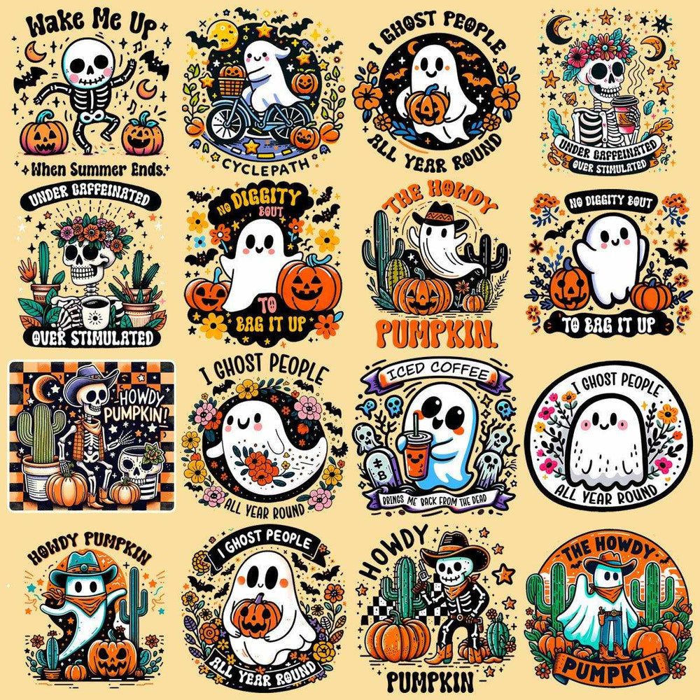 17 Hello Halloween Designs Bundle PNG