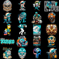Load image into Gallery viewer, 49 Miami Dolphins V1 Football Designs Bundle PNG
