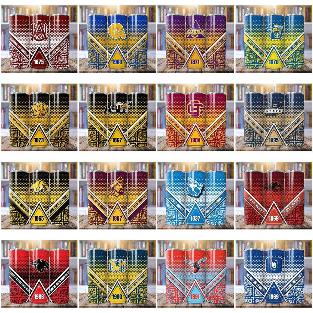 57 HBCU 2024 College Tumbler Wrap Designs Bundle JPG