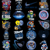 Load image into Gallery viewer, 48 Tennessee Titans V4 Football Designs Bundle PNG
