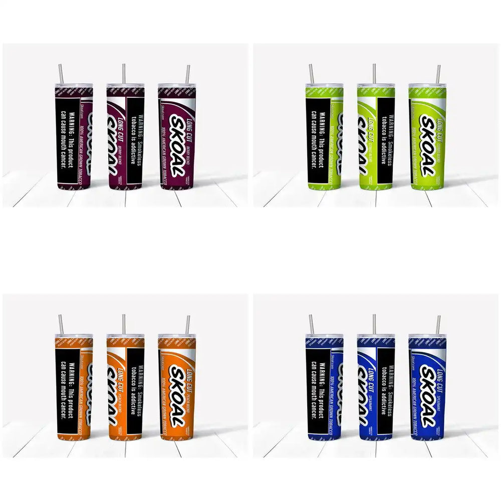 6 Skoal Smoke Tumbler Wrap Designs Bundle JPG