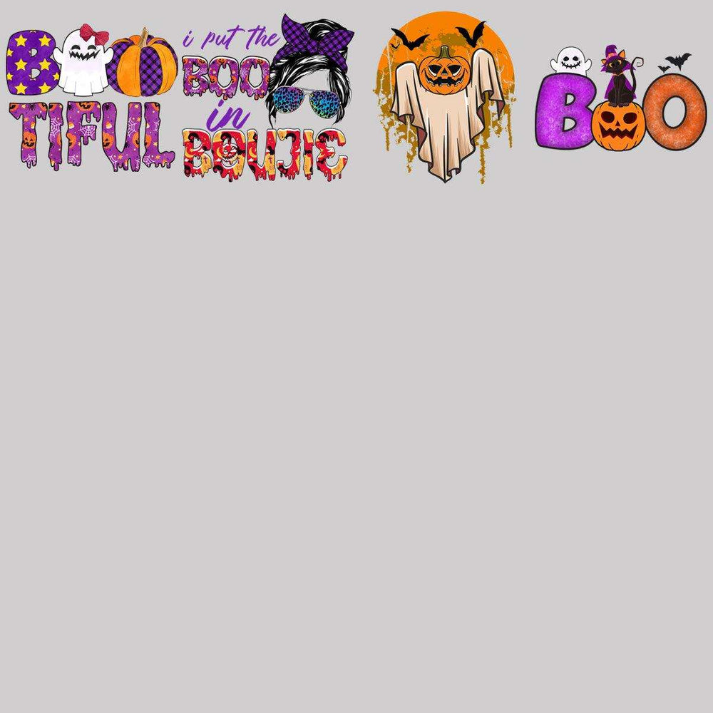 19 Lovely Ghost Halloween Designs Bundle PNG