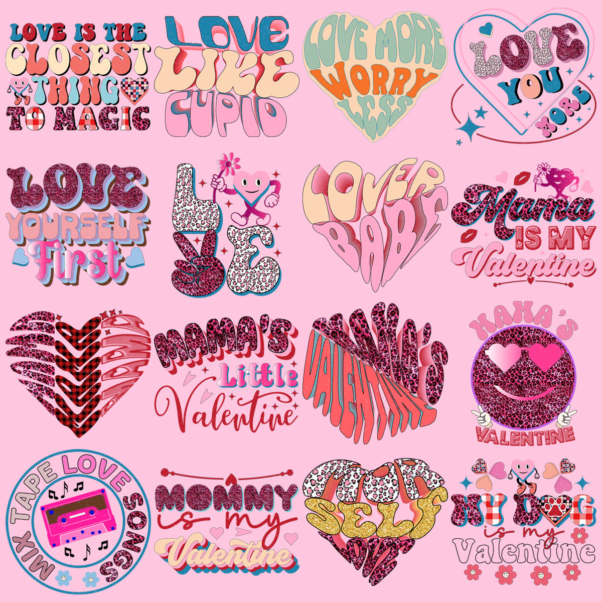 46 The Big Valentine Designs Bundle Png