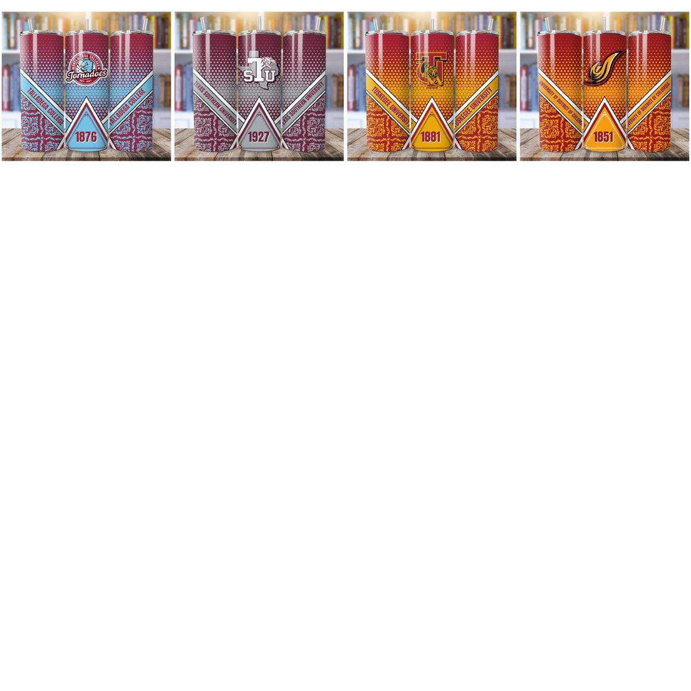 57 HBCU 2024 College Tumbler Wrap Designs Bundle JPG