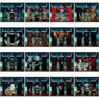 Load image into Gallery viewer, 21 Horror Charachters Halloween Tumbler Wrap Designs Bundle JPG
