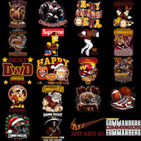 Load image into Gallery viewer, 42 Washington Commanders V2 Football Designs Bundle PNG
