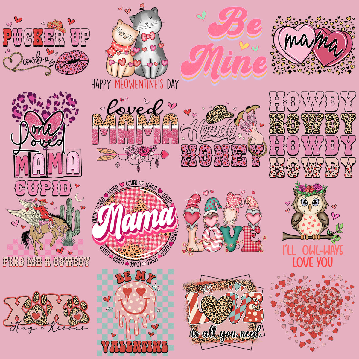 80 The Big Valentine Designs Bundle Png