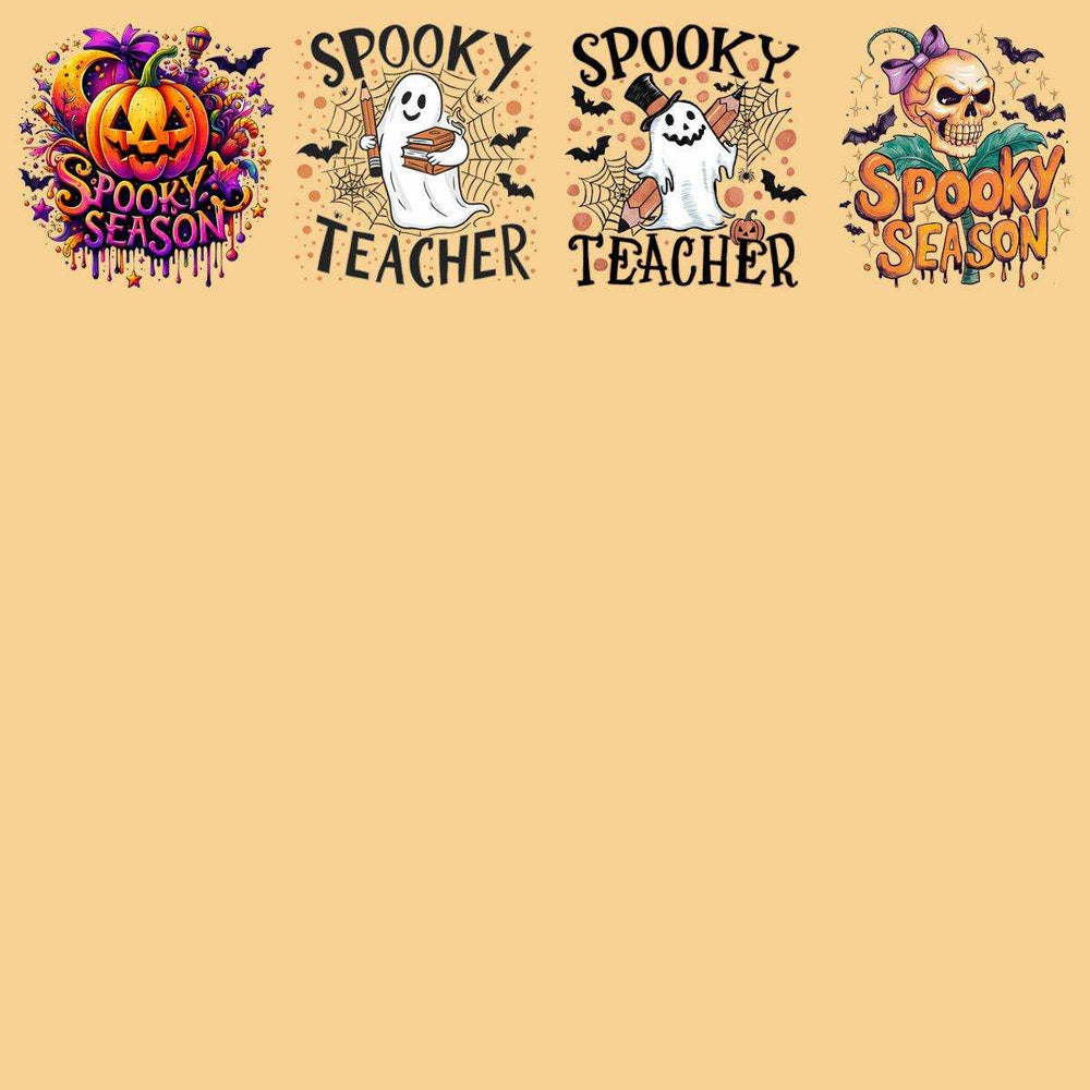 19 Spooky Halloween Designs Bundle PNG