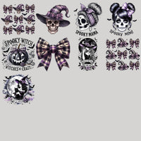Load image into Gallery viewer, 24 Vintage Halloween Witch Designs Bundle PNG
