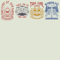 Load image into Gallery viewer, 15 Outdoor Mountain Camping Designs Bundle PNG
