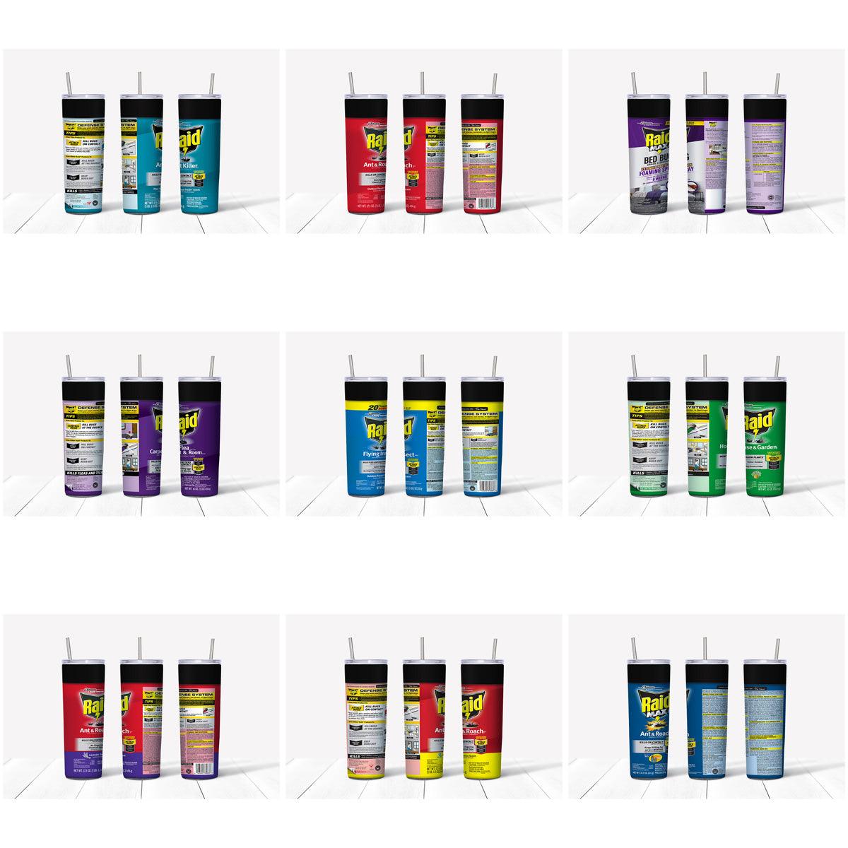 13 Raid Funny Tumbler Wrap Designs Bundle JPG