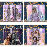 Load image into Gallery viewer, 8 Taylor Swift Tumbler Wrap Designs Bundle JPG
