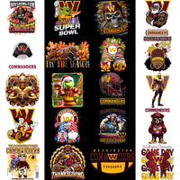 Load image into Gallery viewer, 42 Washington Commanders V4 Football Designs Bundle PNG
