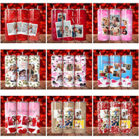 Load image into Gallery viewer, 15 Romantic Valentine Tumbler Wrap Designs Bundle JPG
