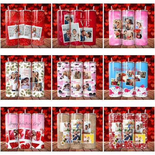 15 Romantic Valentine Tumbler Wrap Designs Bundle JPG